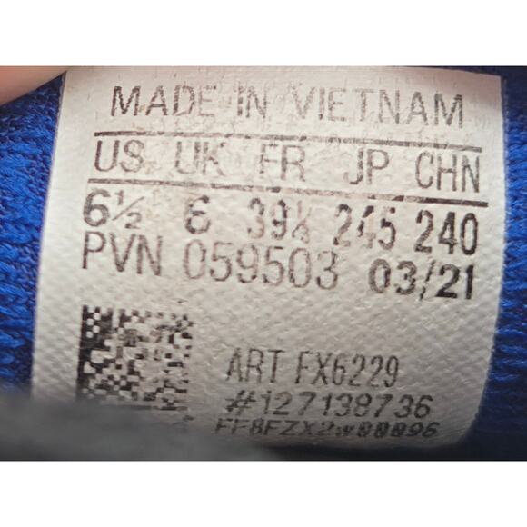 Adidas ZX Alkyne Classic Black/Green/Navy Size 6.5 - Picture 8 of 8